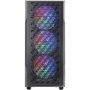 Mars Gaming MC-GEO Caja Gaming Semitorre ATX FRGB Negro